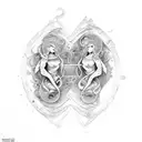 gemini tattoo design idea