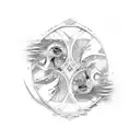 gemini tattoo design idea