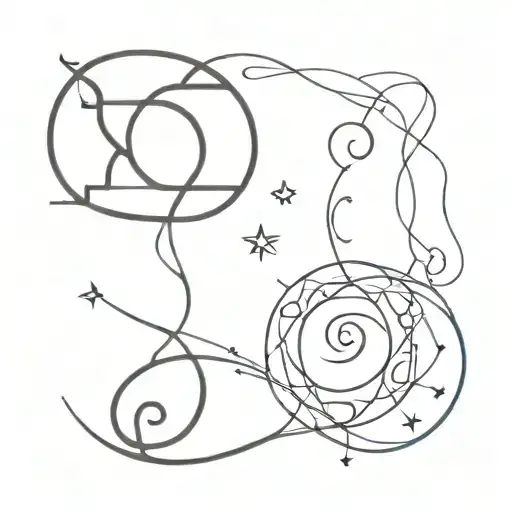 gemini, leo, pisces combined tattoo design tattoo design idea