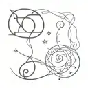 gemini, leo, pisces combined tattoo design tattoo design idea