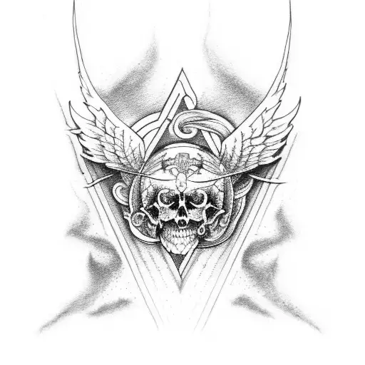 7 archangels  tattoo design idea