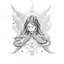 7 archangels  tattoo design idea