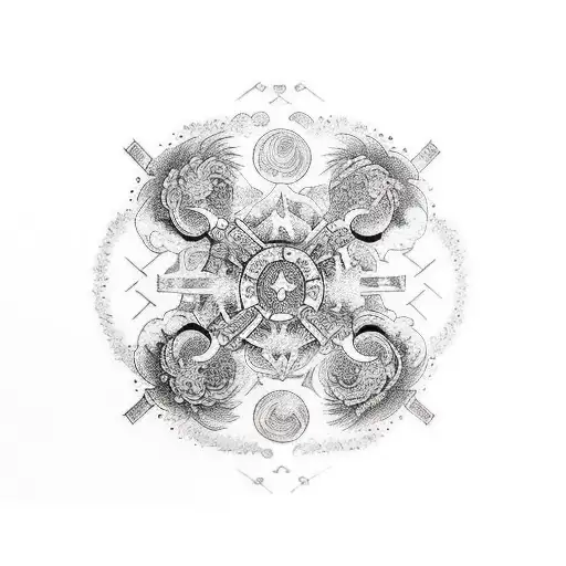 Gemini  tattoo design idea