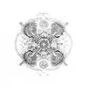 Gemini  tattoo design idea