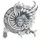 Indian Tribal Peace Loud tattoo design idea