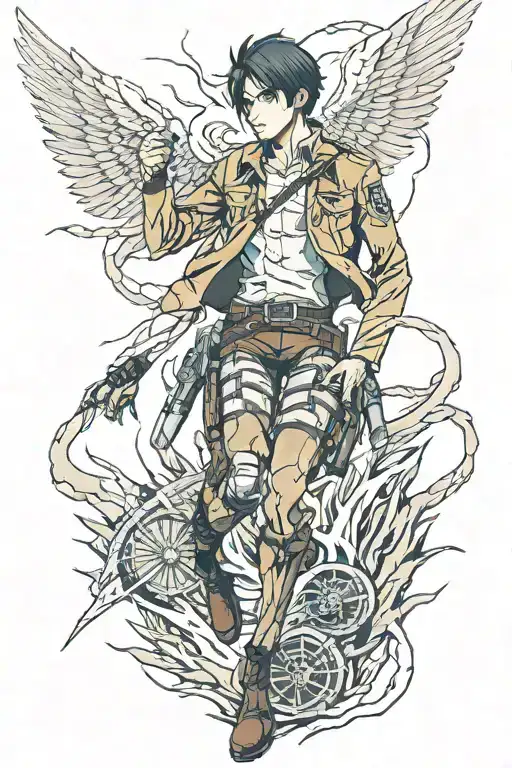 attack on titan tattoo design idea