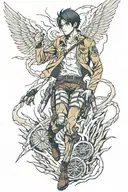 attack on titan tattoo design idea
