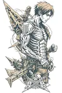 attack on titan tattoo design idea