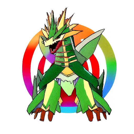 dragón quetzalcoatl tattoo design idea