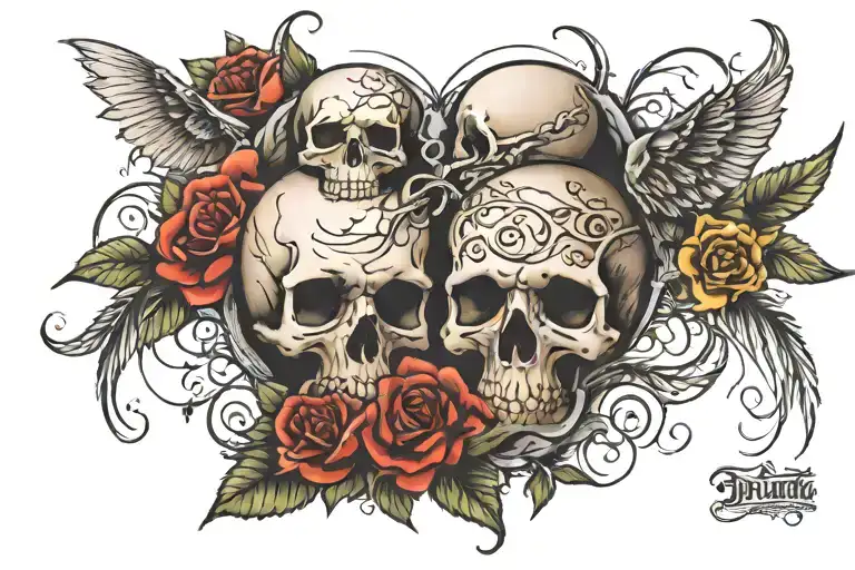 til death tattoo design idea