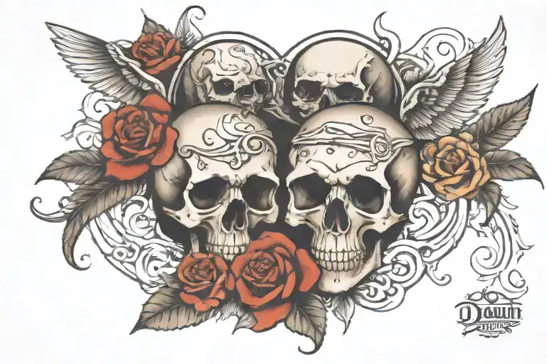 til death tattoo design idea
