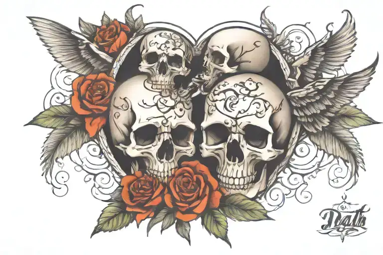 til death tattoo design idea