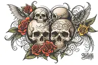 til death tattoo design idea