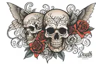 til death tattoo design idea