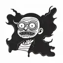 Evil Morty from Rick and Morty tattoo design idea