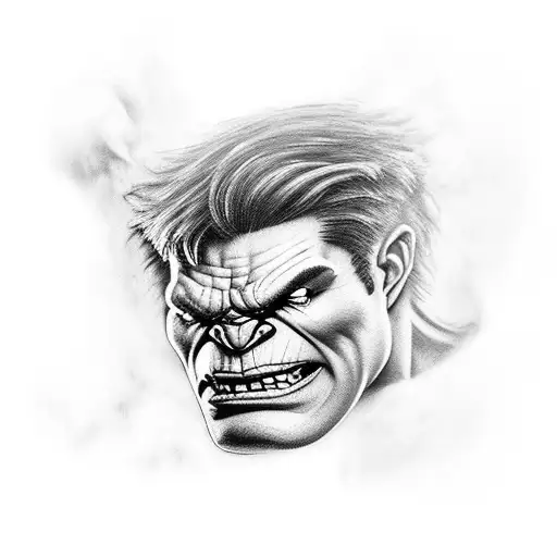 hulk tattoo design idea