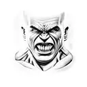 hulk tattoo design idea