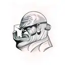 hulk tattoo design idea