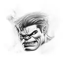 hulk tattoo design idea