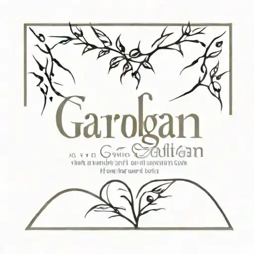 A small tattoo with the word cardigan through the middle of the words thorns will pass through and blood will be gushing out tattoo design idea