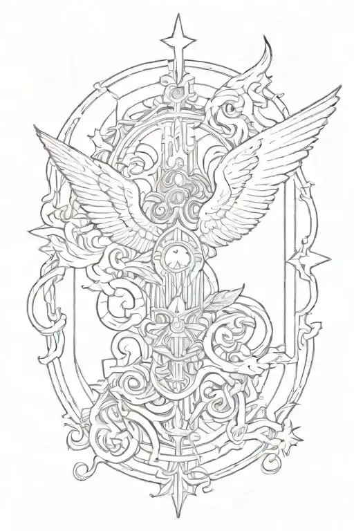 Faith Over Fear tattoo design idea