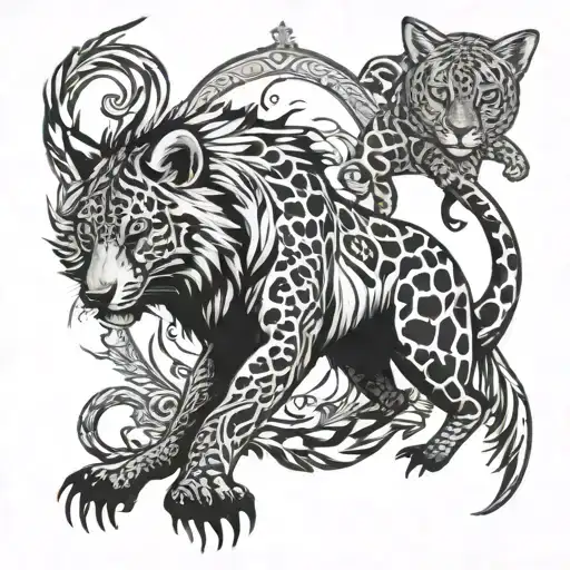wild animals sleeve tattoo tattoo design idea