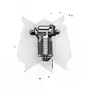  police glock 17 tattoo design idea