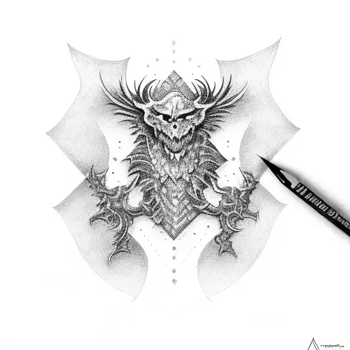 E. M. D tattoo design idea