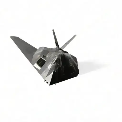 nasa's stealth fighter tattoo design idea
