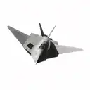 nasa's stealth fighter tattoo design idea