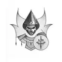 the magician tarot card tattoo design idea