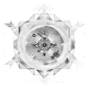 astrology symbol for cancer tattoo design idea