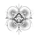 astrology symbol for cancer tattoo design idea