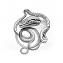 snake surrounding the god Osiris tattoo design idea