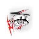 itachi uchiha eyes tattoo design idea