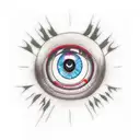 itachi uchiha eyes tattoo design idea