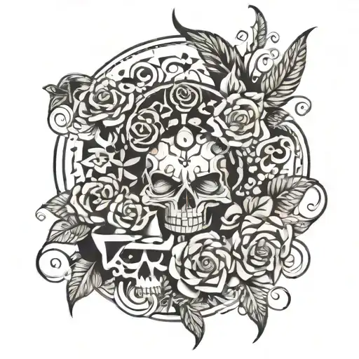 combination of names:Sean Sam Tyler Peter Trenton Caleb Austin Dylan Jon Nate mark  tattoo design idea