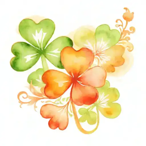 Shamrock tattoo design idea