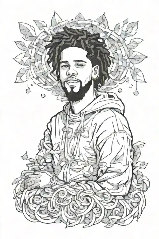 love yourz j cole tattoo design idea