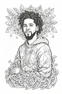 love yourz j cole tattoo design idea