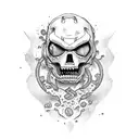 black ops zombies tattoo design idea