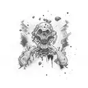 black ops zombies tattoo design idea