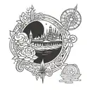 Vancouver and disney world tattoo design idea