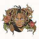 999 juice wrld tattoo design idea