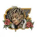 999 juice wrld tattoo design idea