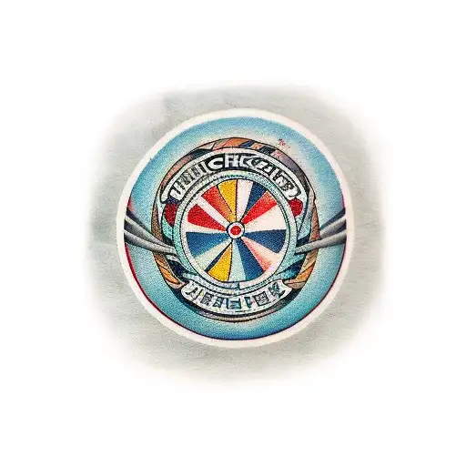 michelin star logo with a japanese knife tattoo design idea