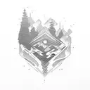 landslide by fleetwood mac tattoo design idea