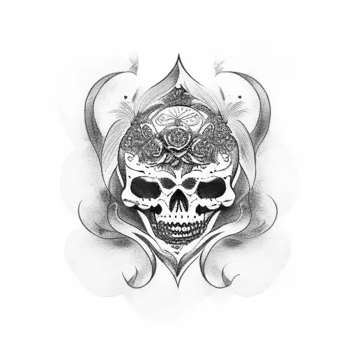 memento mori memento vivere tattoo design idea