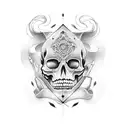 memento mori memento vivere tattoo design idea