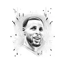 Steph Curry Logo  tattoo design idea